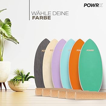 Amazon | POWRX バランススケートボード I サーフ ウォブル